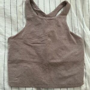 Beyond Yoga Brown Crop Top